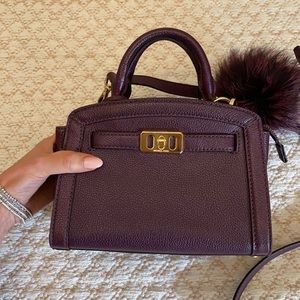 Purple mini Michael kors bag